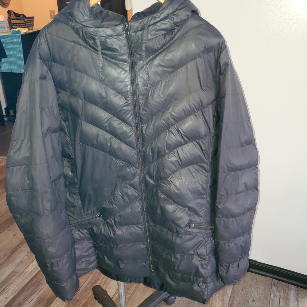 Lane Bryant black puffer